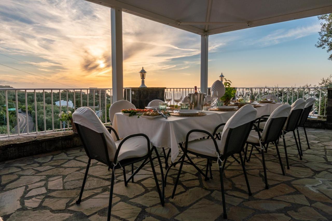 Villa Carolina Sorrento Private Heated Pool And Sea View 外观 照片