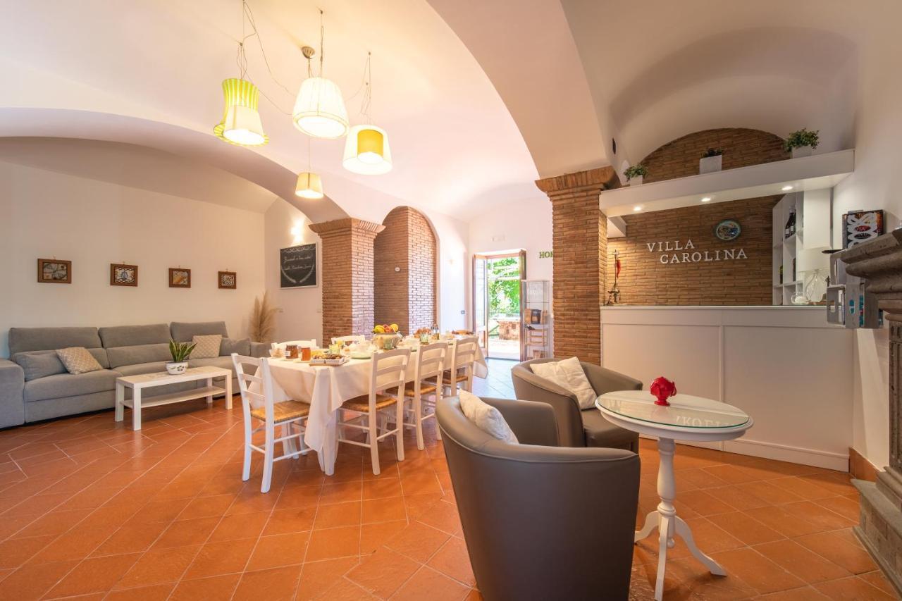 Villa Carolina Sorrento Private Heated Pool And Sea View 外观 照片