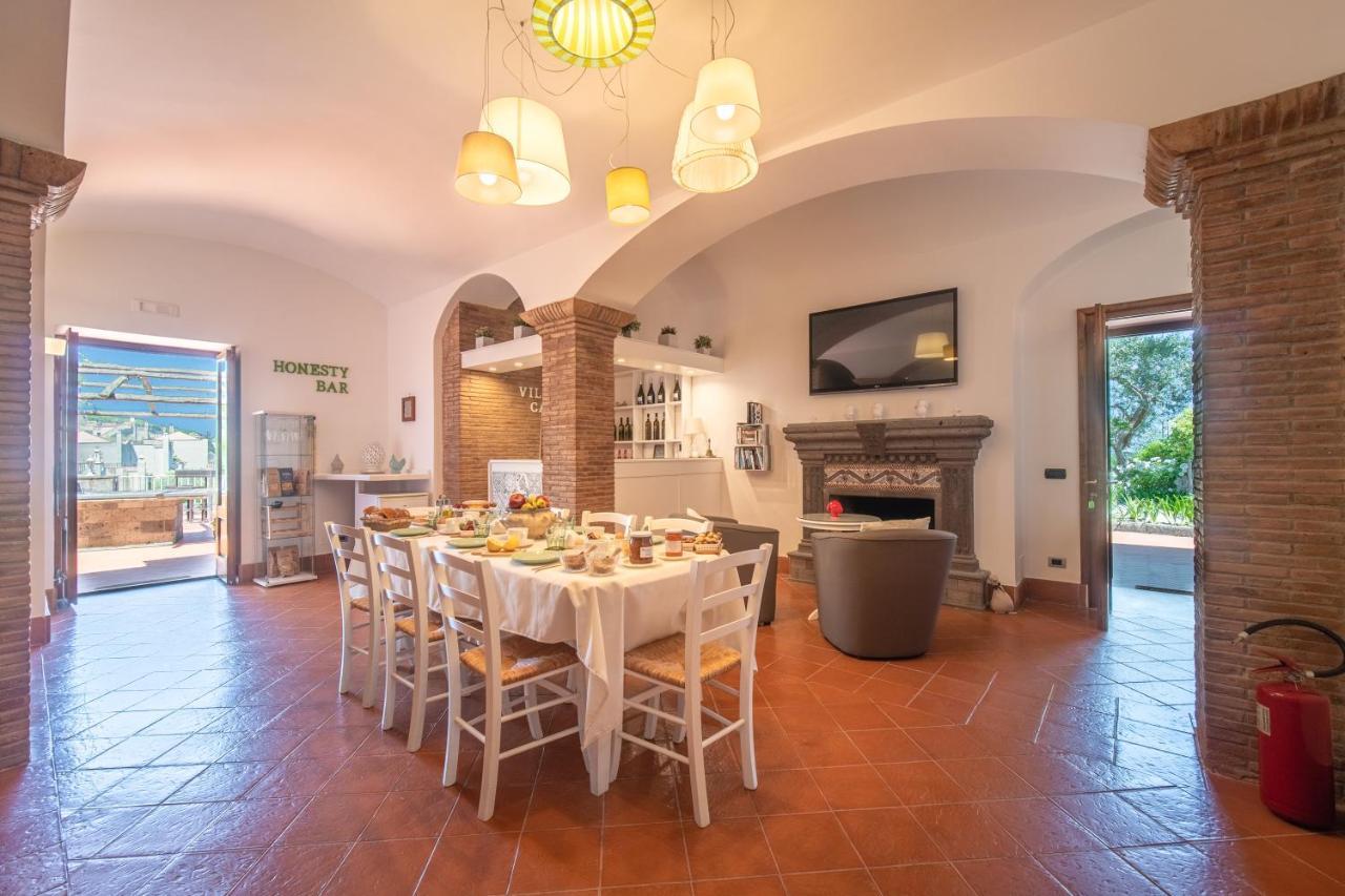 Villa Carolina Sorrento Private Heated Pool And Sea View 外观 照片