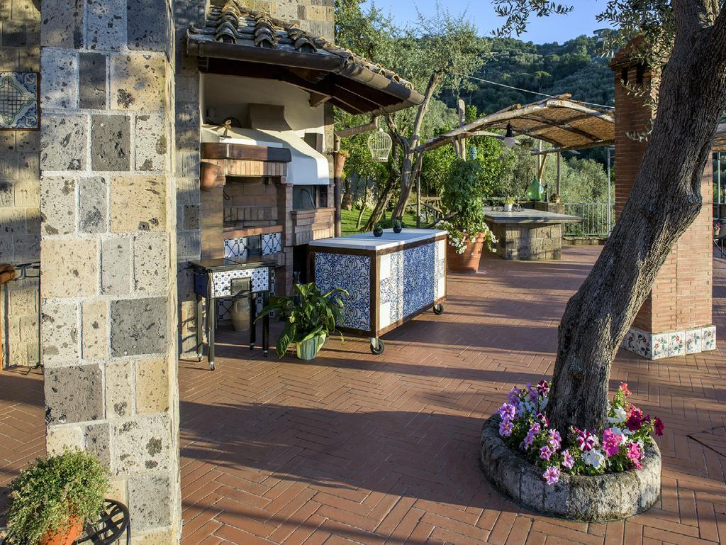 Villa Carolina Sorrento Private Heated Pool And Sea View 外观 照片