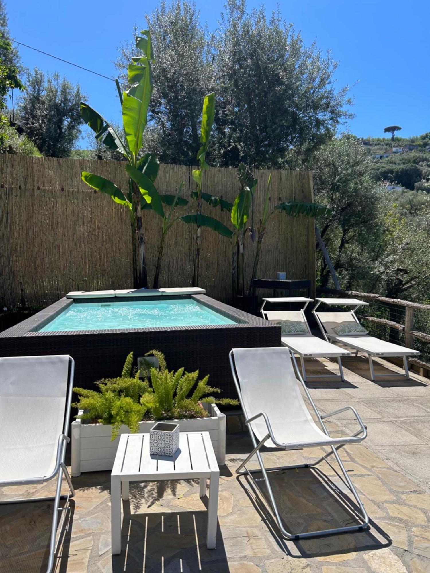 Villa Carolina Sorrento Private Heated Pool And Sea View 外观 照片